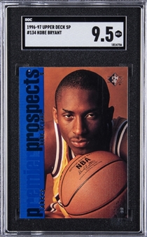 1996-97 Upper Deck SP #134 Kobe Bryant Rookie Card - SGC MT+ 9.5